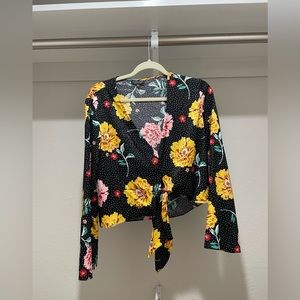 TOP SHOP NWOT floral blouse